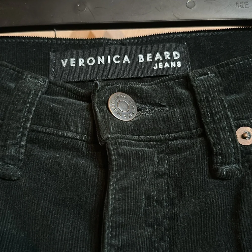 Veronica Beard green Kate Skinny Jeans